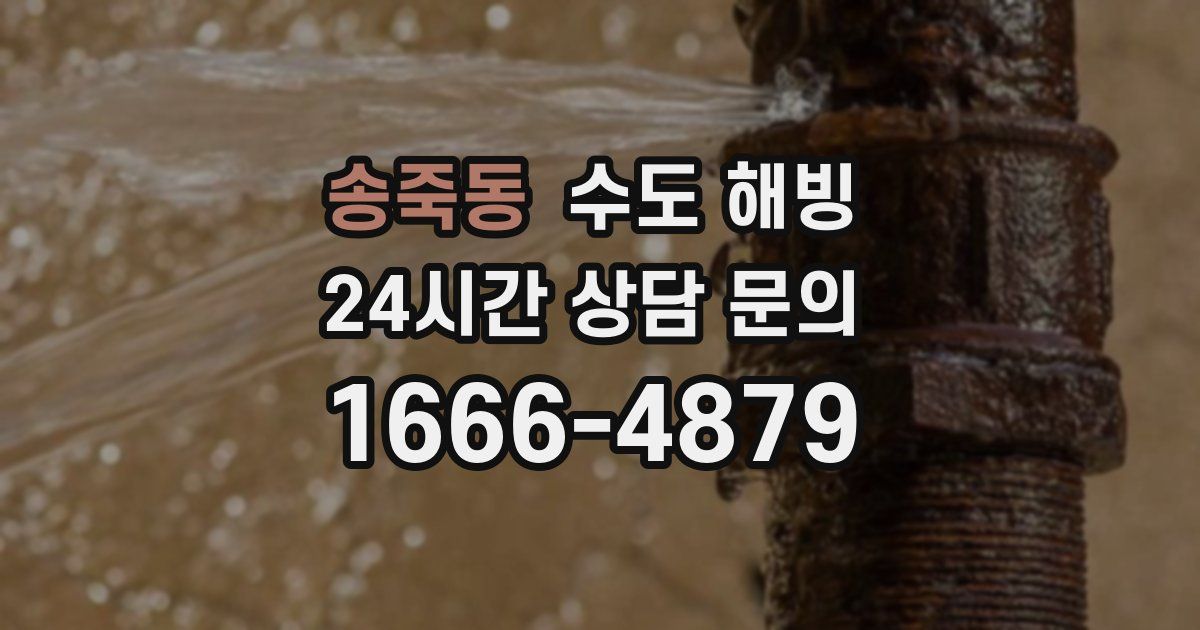 송죽동 수도 해빙