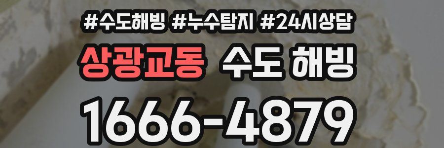 상광교동 수도 해빙