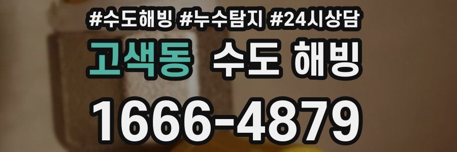 고색동 수도 해빙