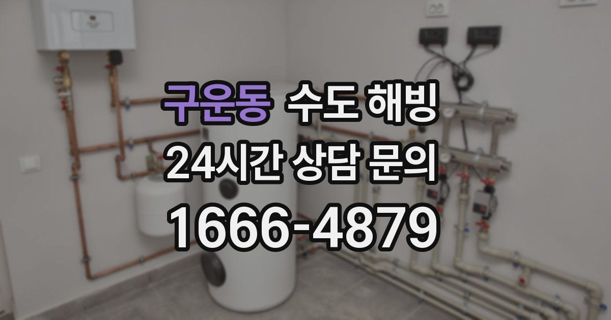 구운동 수도 해빙