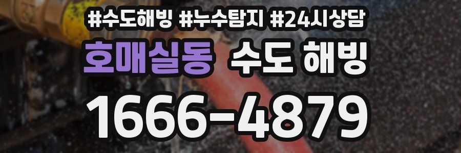 호매실동 수도 해빙