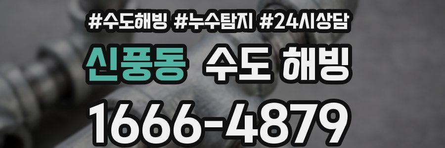 신풍동 수도 해빙