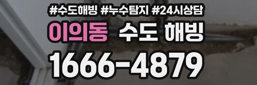 이의동 수도 해빙