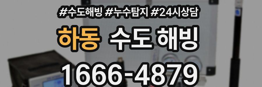 하동 수도 해빙