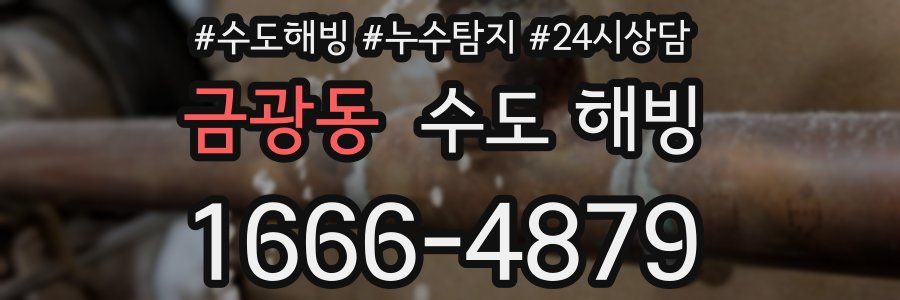 금광동 수도 해빙