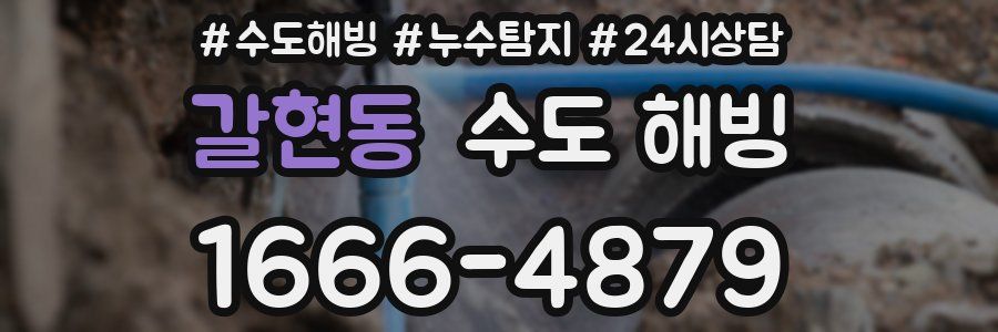 갈현동 수도 해빙
