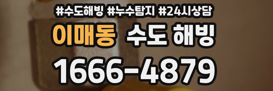 이매동 수도 해빙