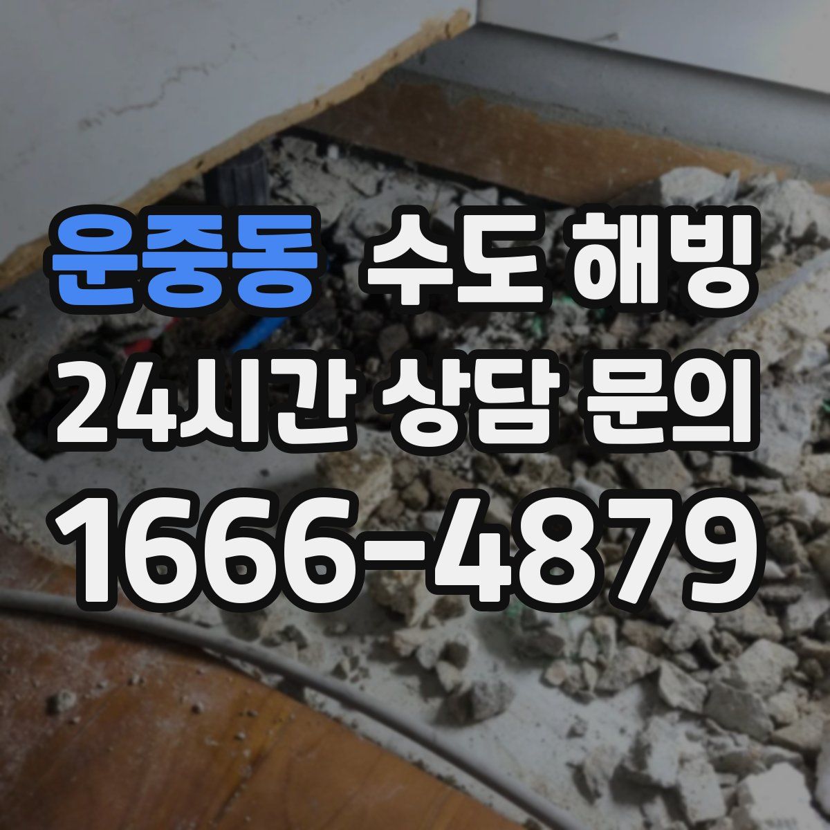 운중동 수도 해빙