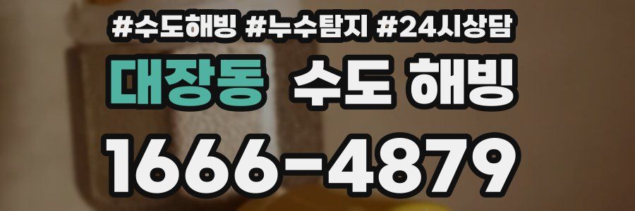 대장동 수도 해빙