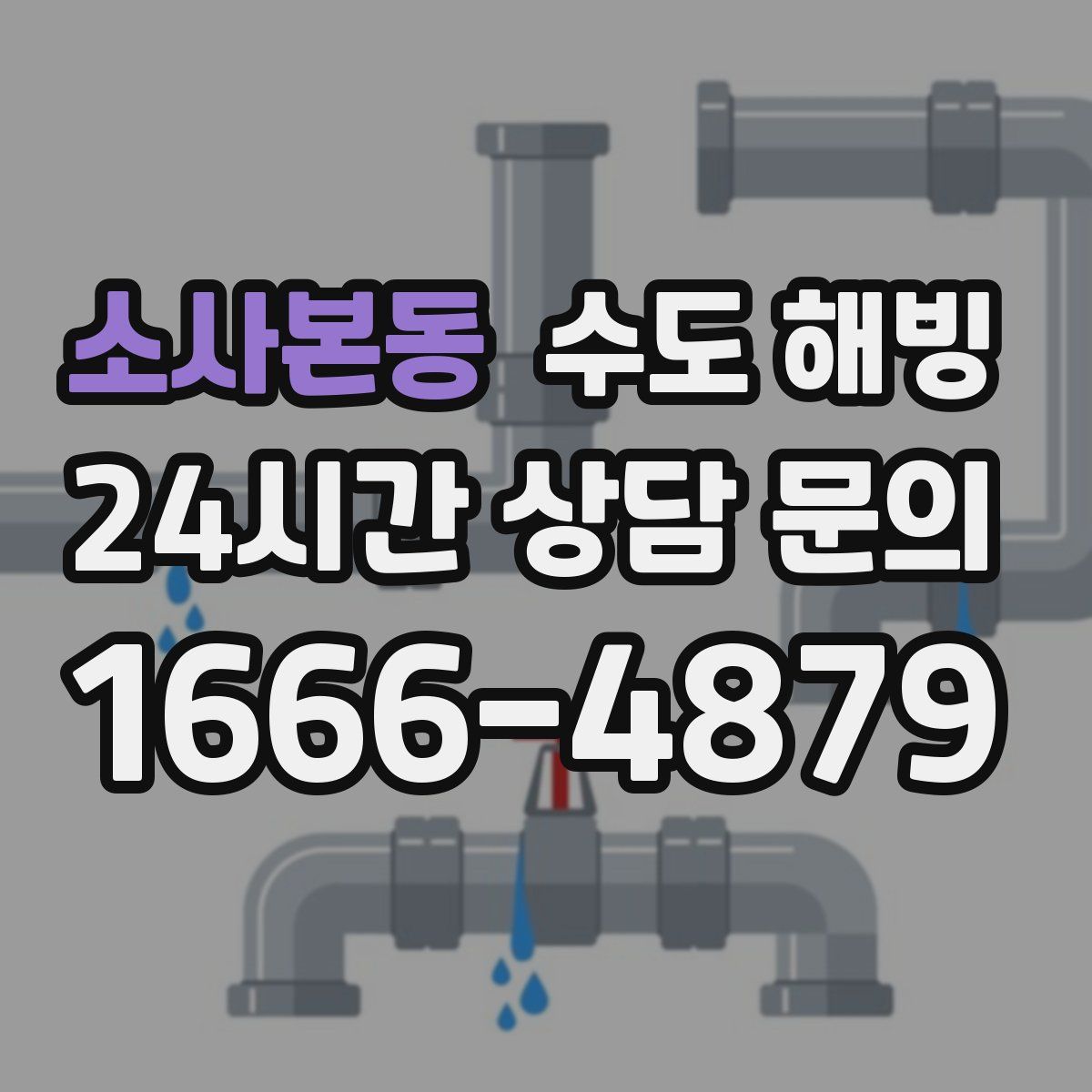 소사본동 수도 해빙