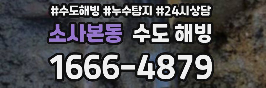 소사본동 수도 해빙