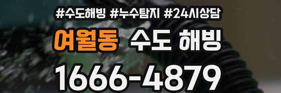 여월동 수도 해빙