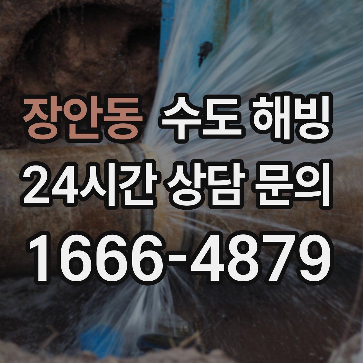 장안동 수도 해빙 계량기 동파인지 배관 동파인지 구분하기