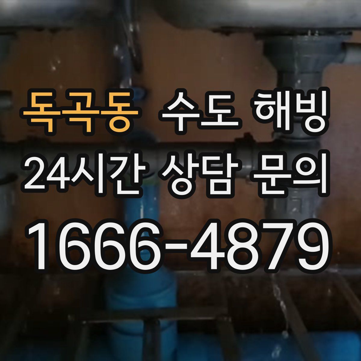 독곡동 수도 해빙