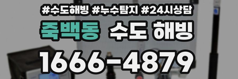 죽백동 수도 해빙