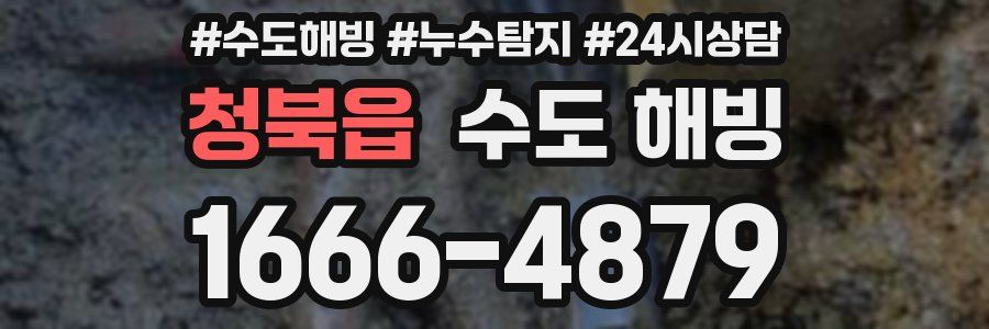 청북읍 수도 해빙