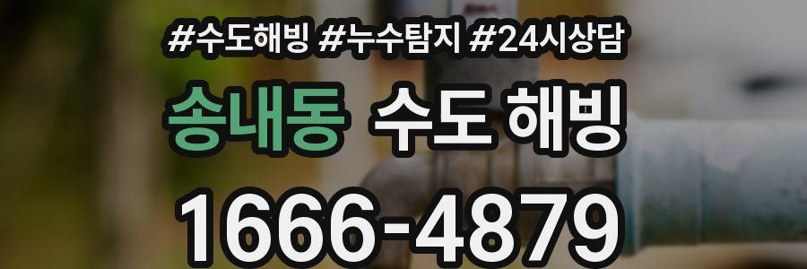 송내동 수도 해빙