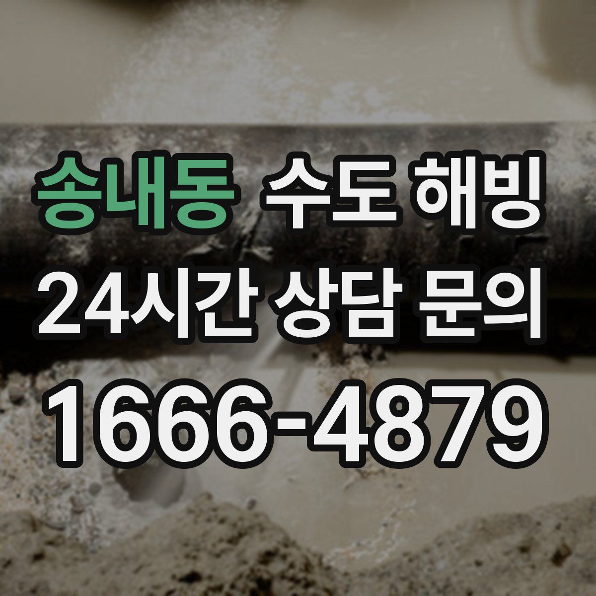 송내동 수도 해빙