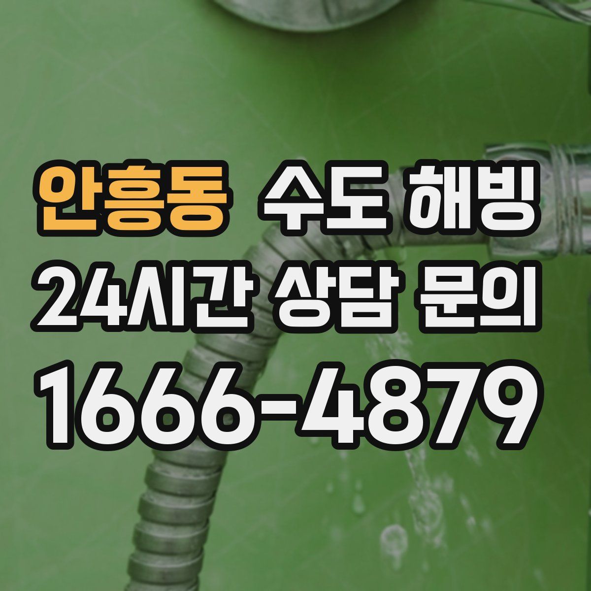 안흥동 수도 해빙