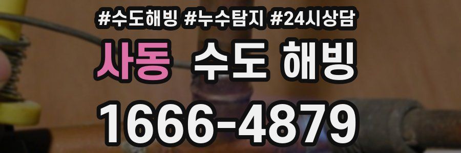 사동 수도 해빙