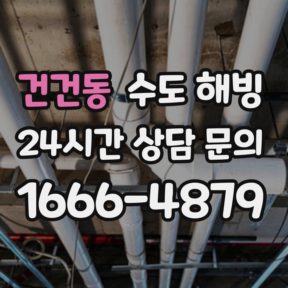 건건동 수도 해빙 보일러는 정상인데 물만 안 나오면