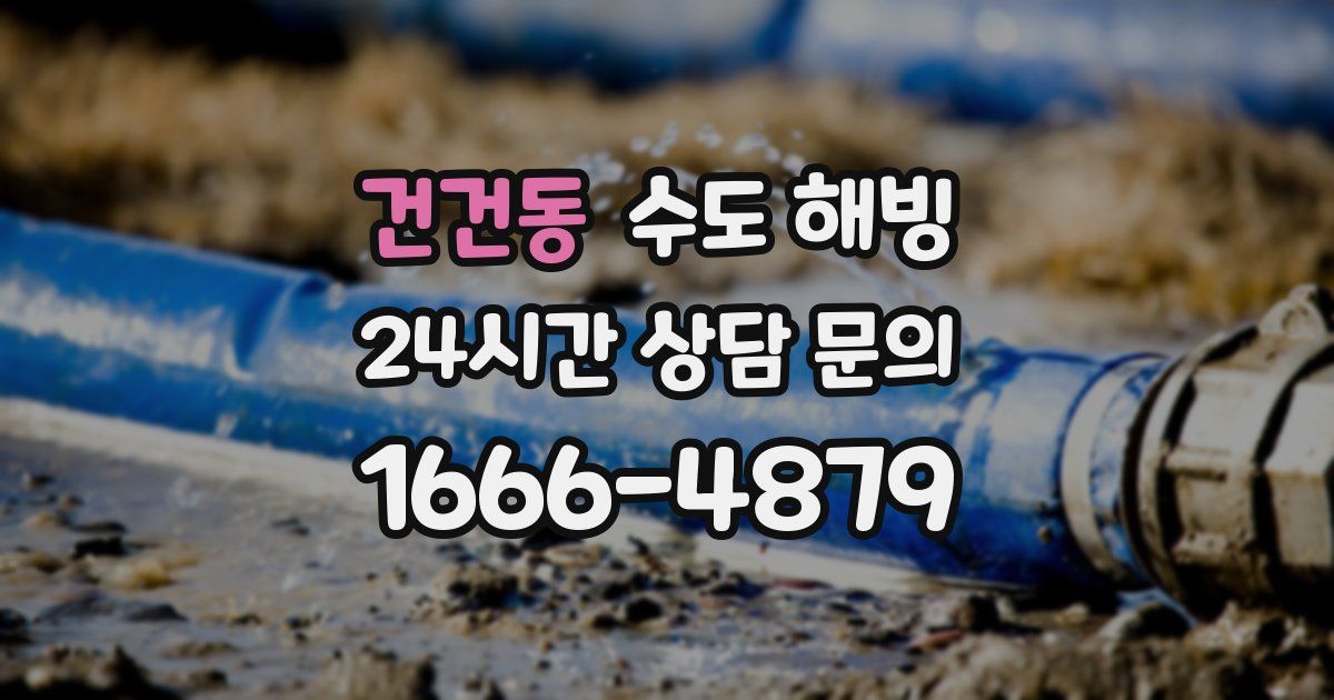 건건동 수도 해빙