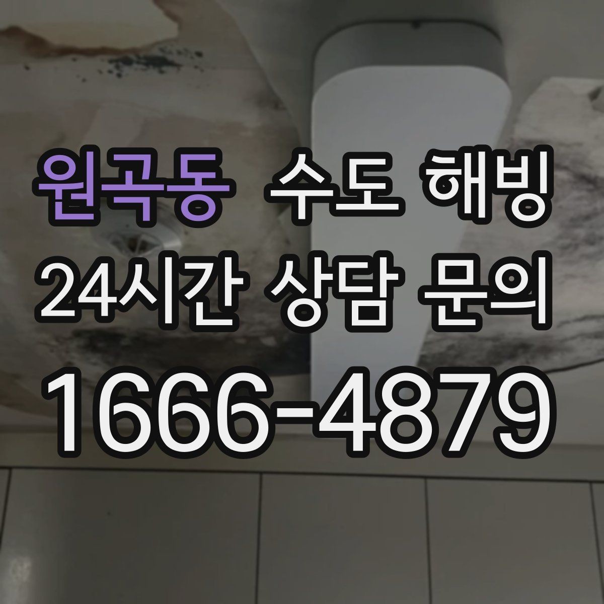원곡동 수도 해빙 주말에 갑자기 얼었을 때 점검 순서