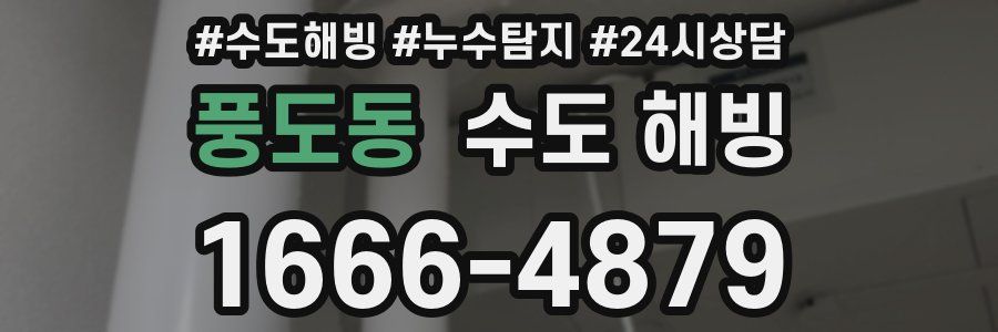 풍도동 수도 해빙