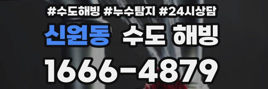 신원동 수도 해빙