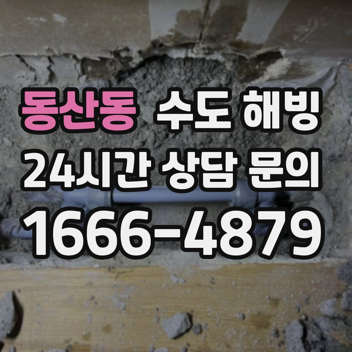 동산동 수도 해빙