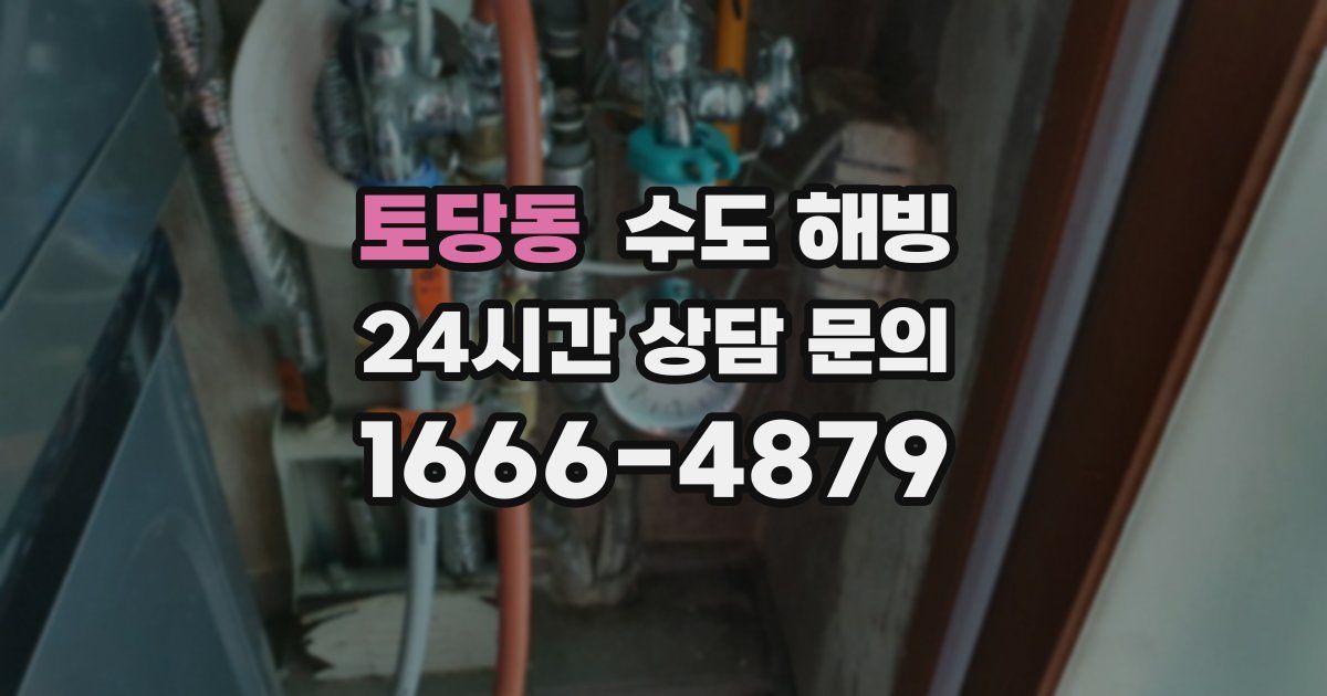 토당동 수도 해빙