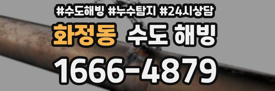 화정동 수도 해빙