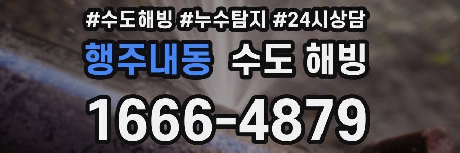 행주내동 수도 해빙