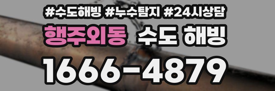 행주외동 수도 해빙
