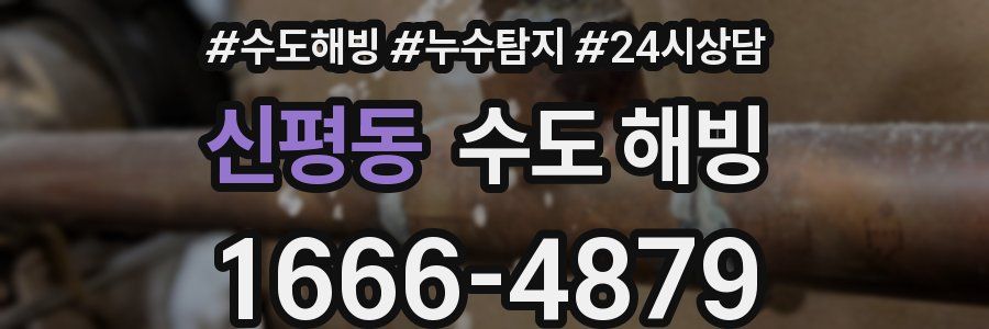 신평동 수도 해빙