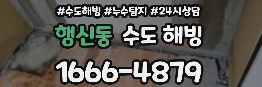 행신동 수도 해빙