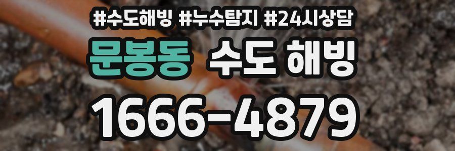 문봉동 수도 해빙