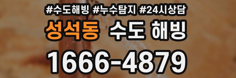 성석동 수도 해빙