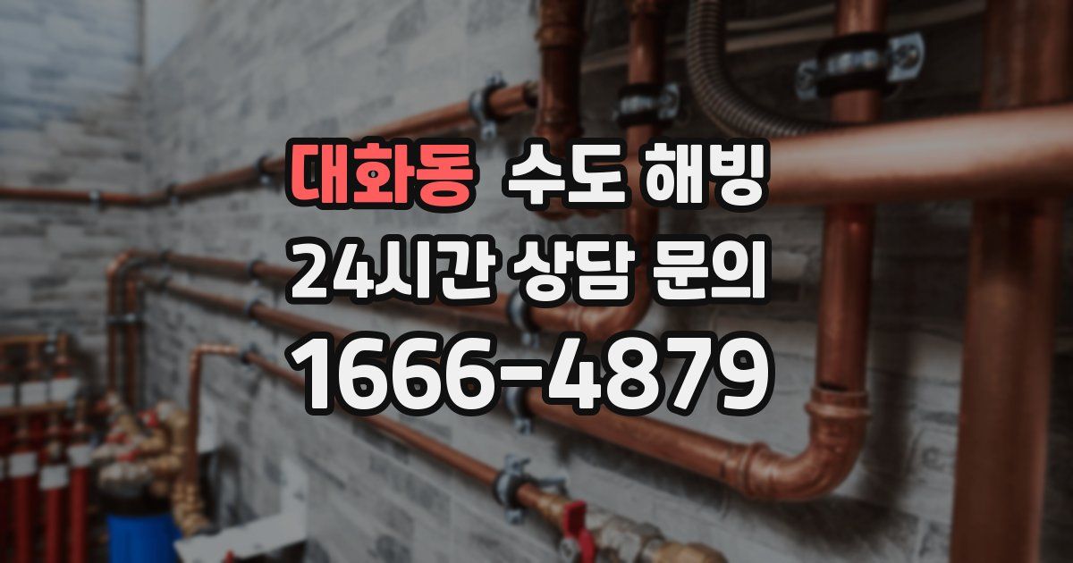 대화동 수도 해빙