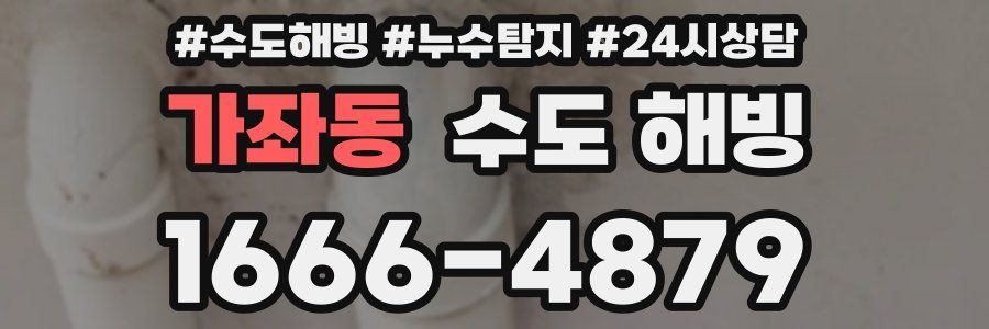 가좌동 수도 해빙