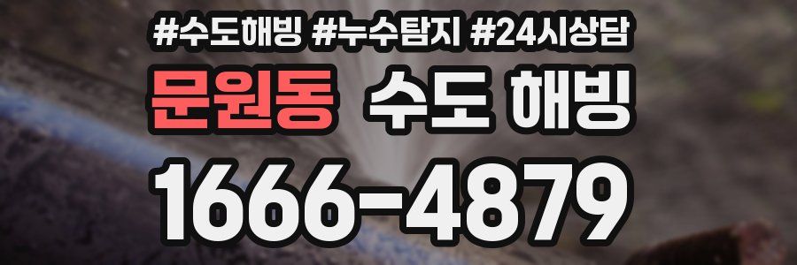 문원동 수도 해빙
