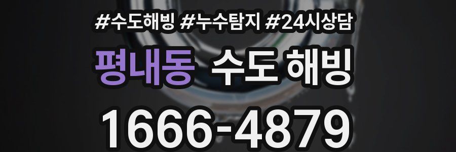 평내동 수도 해빙