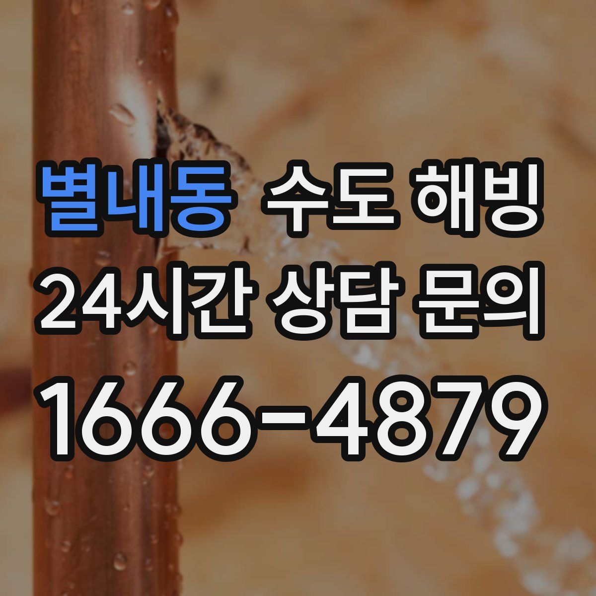 별내동 수도 해빙