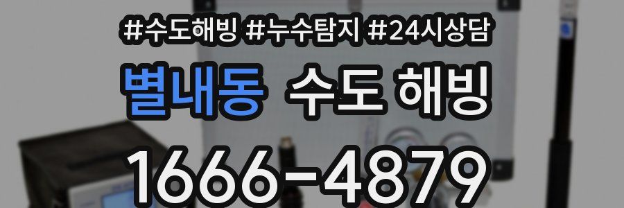 별내동 수도 해빙