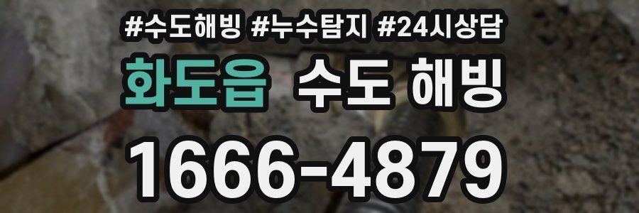 화도읍 수도 해빙