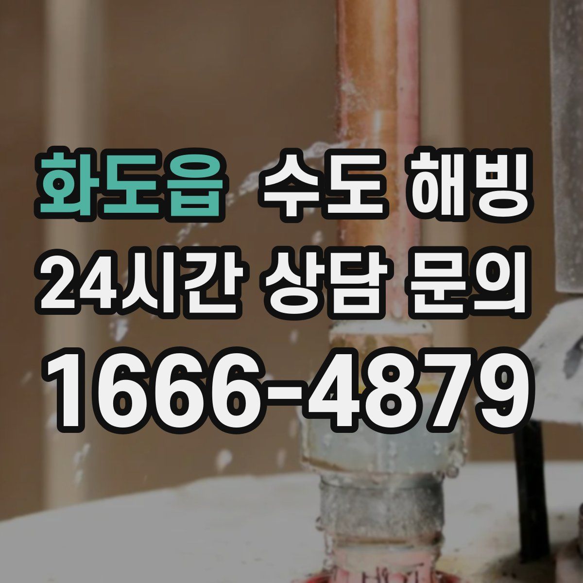 화도읍 수도 해빙