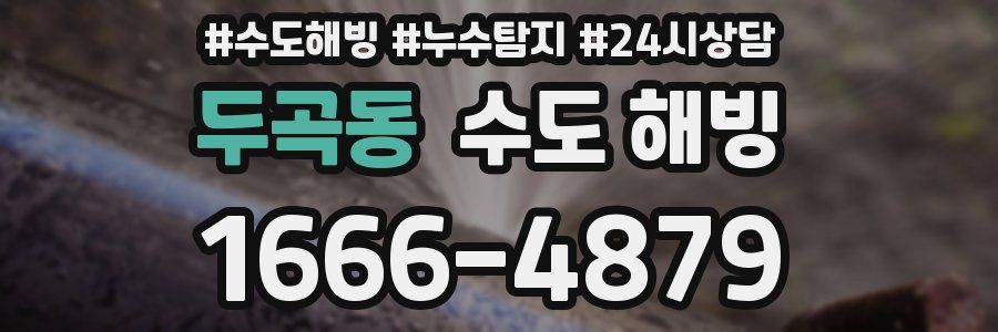두곡동 수도 해빙