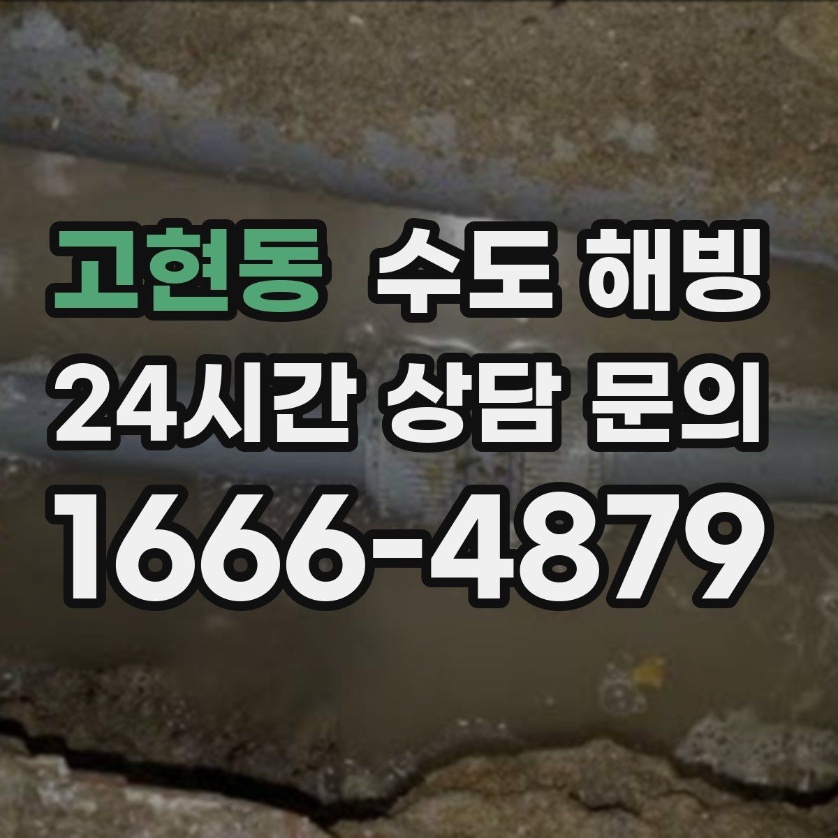 고현동 수도 해빙