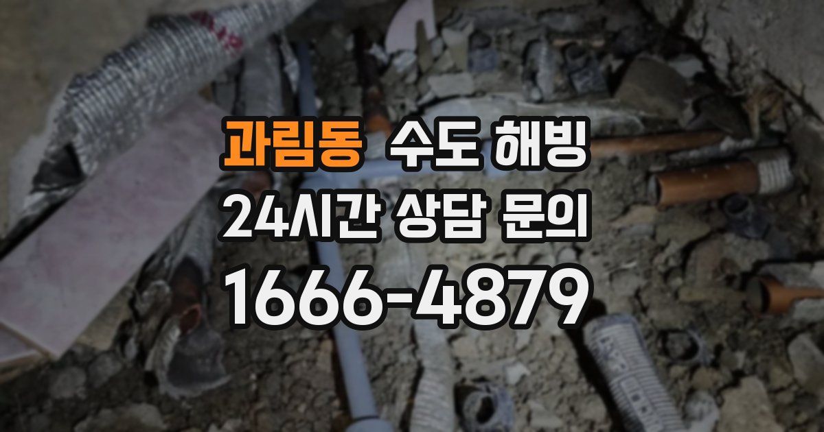 과림동 수도 해빙