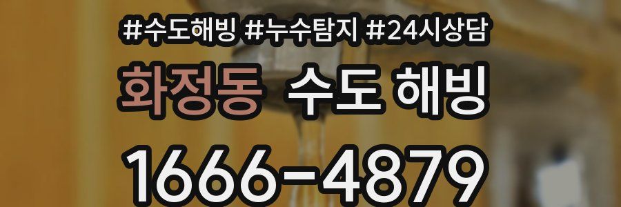 화정동 수도 해빙